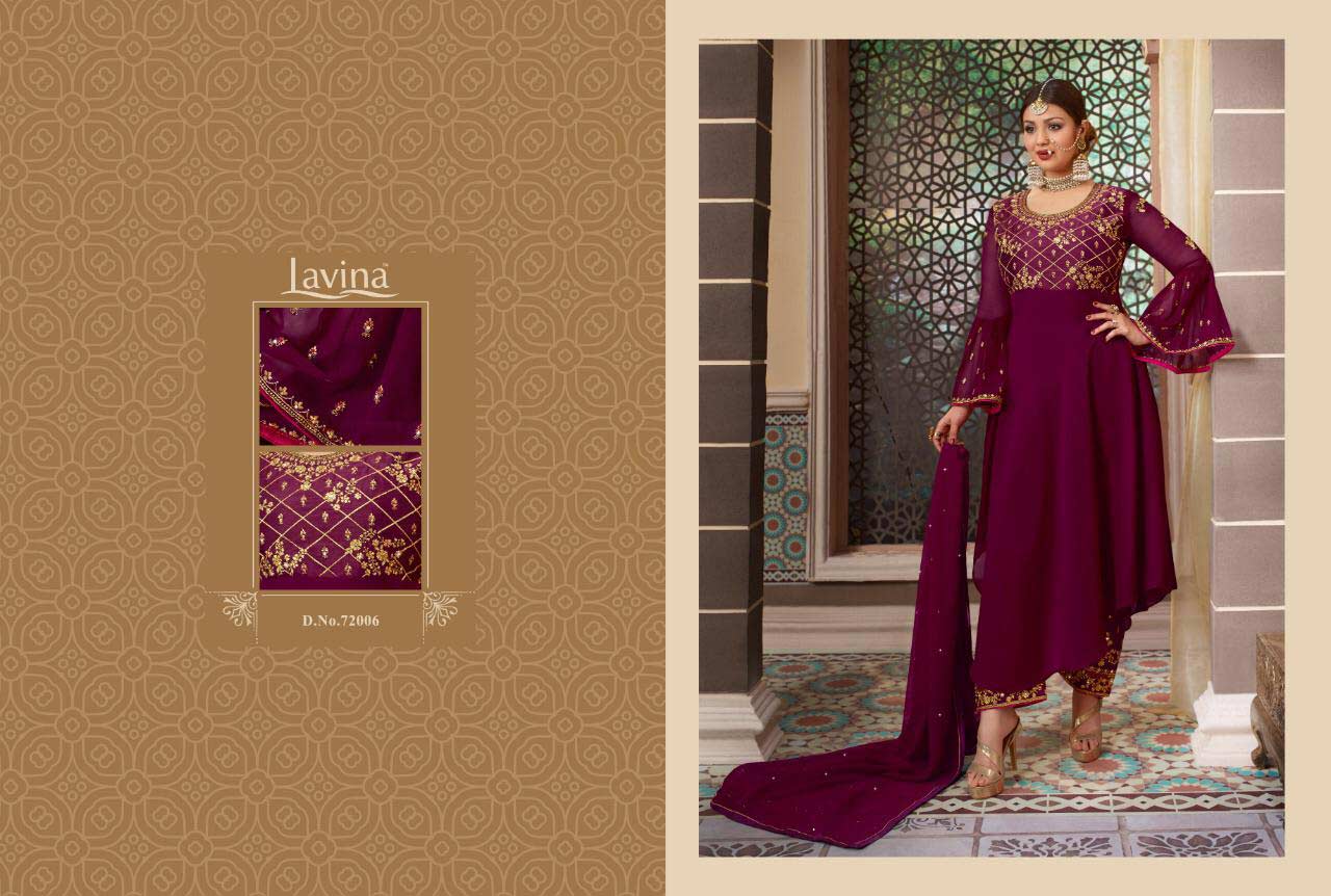 Lavina Vol 72 Motif Georgette Embroidery Salwar Suit Lavina Vol 72 Motif Georgette Embroidery Salwar Suit